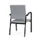 Lesro Newport Guest Chair Metal Frame, Black, RS Fog Upholstery NP1101 - alternate 2